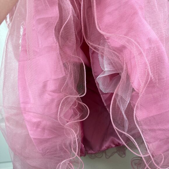 Nox Anabel Sparkly Lace Applique Bodice Tulle Cocktail Mini Dress-New Size M - Picture 8 of 12